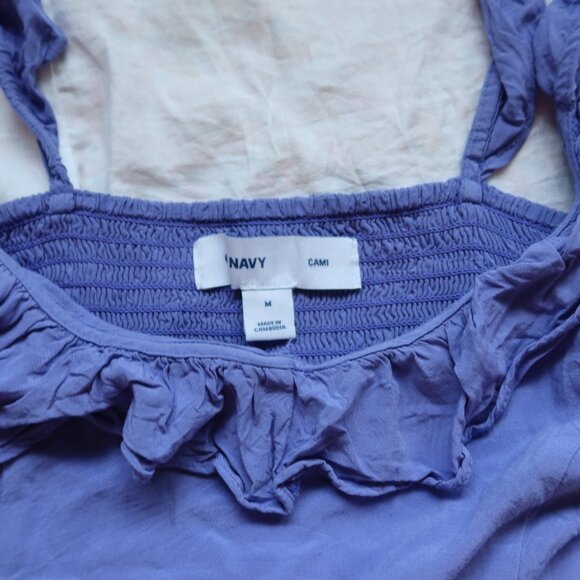 Ruffled Sweetheart-Neck Fit & Flare Dress for Women in Blue Old Navy - Picture 2 of 4